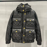 Chanel Women's Autumn/winter Classic Fashion Solid Color Single-breasted Stand-up Collar Jacket #78164