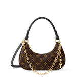 Louis Vuitton 2025 New Crescent Moon Bag. Cathy Small L Monogram Handbag. Comes with Full Packaging #83131A