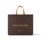 Louis Vuitton Women's Letter Logo Printed Leather Tote Bag Shopper Tote Handbags Bags #77792