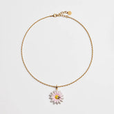 DIOR Dior Daisy Necklace Gold-Finish Metal and Multicolor Lacquer #385052