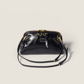 MiuMiu Women's Caprice Calfskin Small Backpack Shoulder Bag Fashionable Brown Clutch Retro Brown 5BF131 #195045