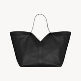 SAINT LAURENT Women's Fashion Classic Solid Color Leather Brand Logo Hook Closure Tote Bag Handbag Bags 839976-AAEB3-1000 #78415