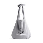 Balenciaga New Jersey Men's Gray Monogrammed Plain Knit Hobo Handbag Shoulder Crossbody Bag Bags #72678