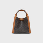 Celine Small Cube Bag Triomphe Canvas Brown 3-in-1 Shoulder Bag Monogram Square Bucket Bag Tote Bag Shoulder Bag Crossbody Bag Women's Handbag Lady #82768A