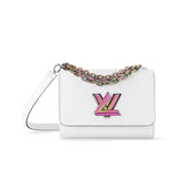 Louis Vuitton TWIST Women's Solid Color Detachable Adjustable Lock Closure Leather Quilted Cowhide Shoulder Crossbody Bag Bags #75649