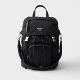 Prada Re-Nylon Men's And Women's Fashion Casual Solid Color Zipper Triangle Logo Backpack With Adjustable Straps Backpack Crossbody Bag Bags 1BZ039_RV44_F0002_V_DMM #79351