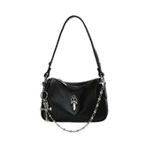 Chrome Hearts Women's Solid Silver Accent Tote Underarm Shoulder Bag Bags #75647