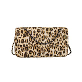 Chanel Classic Leopard-print Chain Bag With Double C Logo Stylish Casual And Retro Shoulder Bag Bags #196590