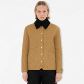 Burberry Women's Quilted Barn Jacket Camel #333509