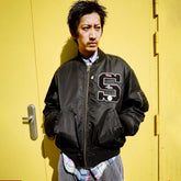 Supreme Supreme X Hiroshi Fujiwara Goodenough Collaboration Men's Autumn/winter Ss25 Patch Logo Design Zip-up Long-sleeved Jacket Includes Eight Diy Customisation Badges Ngvp #2627