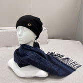 Loro Piana Women's Men's Fall And Winter Fashion Trend Cashmere Knit Cap Knitted Scarf Tassel Ngvp #7129