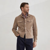 Brunello Cucinelli Men's Spring/Fall Fashion Casual Solid-Color Stand-Up Collar Single-Breasted Jacket #78845