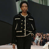 Chanel Women's 25K Single Breasted Long Sleeve Crew Neck Jacket #333467