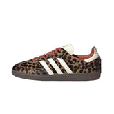 Adidas Originals Men's Leopard Print Leather Low Top Football Shoes Casual Sneakers #76131