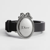 DIOR Dior Médaillon Belt Black Smooth Calfskin 25 MM #385555