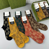 Gucci Socks 5-in-1 Set With Box #96485