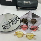 Chrome Hearts Women's Love Metal Frame Sunglasses Eyeglasses Glasses #97398