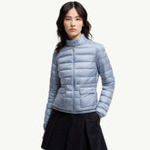 Moncler Lans Women's Winter Fashion Casual Minimalist High Neck Zipper Foldable Short Down Jacket with Storage Bag Jacket #79483