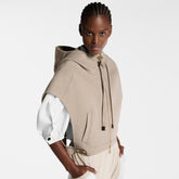 Louis Vuitton Women's Fall/Winter Fashion Casual Hooded Sleeveless Short Vest Jacket #78747