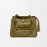 Loewe Madrid Women's Solid Color Letter Logo Gold Hardware Cowhide Handbag Shoulder Bag Bags #77356
