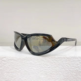 Balenciaga Side Xpander Cat Sunglasses in Black Ngvp #6581