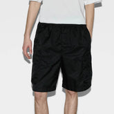 Gucci Men's Lightweight GG Nylon Jacquard Pocket Solid Color Summer Casual Elastic Shorts #76321