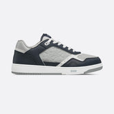 DIOR Leather B27 Uptown Low-Top Sneaker Grained Calfskin with Dior Gray Dior Gravity #335542
