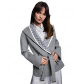 Louis Vuitton Women's Fall/Winter Fashion Classic V-Neck Reversible Jacquard Pattern Hooded Short Coat Jacket #78748