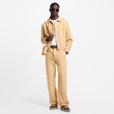 Louis Vuitton TYPE II Men's Spring/Autumn Solid Colour Embroidered Letter Print Pocket Single-Breasted Long-Sleeved Denim Jacket and Casual Denim Trousers Pants Set Suit #77715