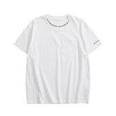 Chrome Hearts Men's Summer Solid Color Round Neck Cotton Casual Short Sleeve T-Shirt #75623