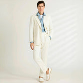 Ralph Lauren Men's Vintage-Inspired Solid-Color Four-Season Casual Wool Blazer Pants Ngvp #2514