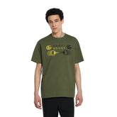 Gucci Men's Summer Solid Color Fashion Casual Letter Print Round Neck Drop Shoulder Short Sleeve T-Shirt #78253