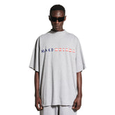 Balenciaga Men's Summer Colourful Letter Print Round Neck Cotton Short Sleeve T-Shirt #76961