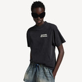 Balenciaga Top-quality Version Women's Masking Tape T-shirt Medium Fit in Faded Black #336738