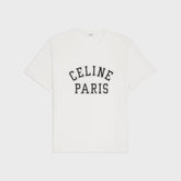 Celine Men's And Women's Summer Fashion Casual Crew Neck Pullover Letter Print Pattern Short Sleeve T-Shirt #79274