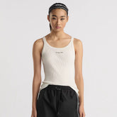 DIOR Women's Summer Solid Color Embroidered Bee Print Round Neck Tank Top #77174