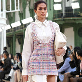 Chanel Women's Spring And Summer Mixed Color Woven Undershirt Dress Fashionable Temperament And Elegant Dresses Ngvp #1991