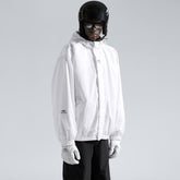 Balenciaga 3B SPORTS ICON SKI Men's Fall/Winter Fashion Solid-Color Hooded Zipper Windproof Ski Series Down Jacket #79555