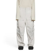 Balenciaga Men's Distressed Work Pants Solid Color Loose Cotton Straight Leg Pants #71974