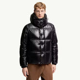 Moncler Men's & Women's Parana Series Solid Color Minimalist Logo Zipper Hooded Short Down Jacket #81597