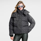 Louis Vuitton Top-quality Version Authenticity Guaranteed Denim-Effect Monogram Ski Jacket #335862