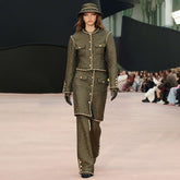 Chanel Jacket Skitr Tweed Gold Black #336118