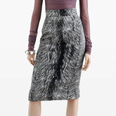 Dolce&Gabbana Women's Spring And Summer Silk Printing Mid-length Bustier Fashion Temperament Elegant Slim Sexy Skirt Ngvp #1641