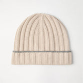 Brunello Cucinelli Men's Autumn And Winter Simple Solid Color Cashmere Ribbed Knit Beanie Casual Pullover Hat Ngvp #9484
