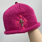 Chrome Hearts Silver Jewelry Cowhide Cross Thick Needle Cold Hat #334408
