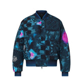 Louis Vuitton Salt Print Bomber Jacket Coat #9979