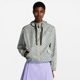 Louis Vuitton Monogram Hooded Parker Coat Women's Fall And Winter Fashion Trend Printed Drawstring Hooded Jacket #81457
