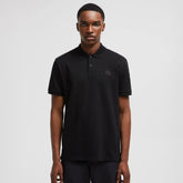 Moncler Men's Summer Solid Color Letter Printed Polo Neck Cotton Short Sleeve T-Shirt #76191