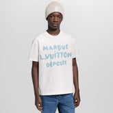 Louis Vuitton Summer Fashion Casual Solid Color Crew Neck Embroidered Short Sleeve T-Shirt #78894