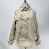 Chanel Women's Spring/Fall Fashion Casual Lapel Double Breasted Printed Short Trench Coat Jacket #78777